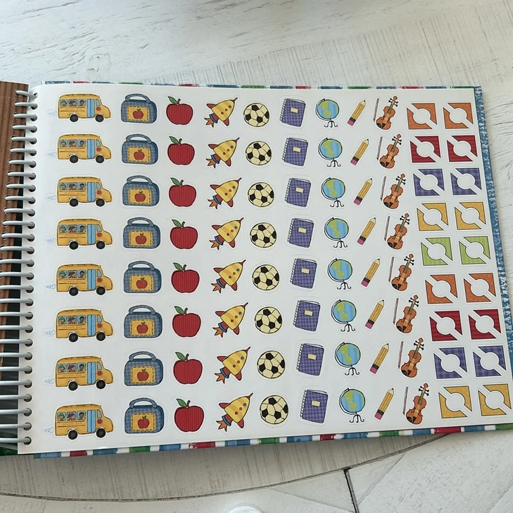 New Southern Living at Home My School Memories Book Memory Photo Album w Sticker - Picture 14 of 16